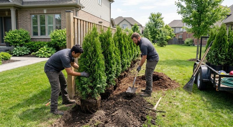 Privacy Shrub Installation in Ventura County, CA