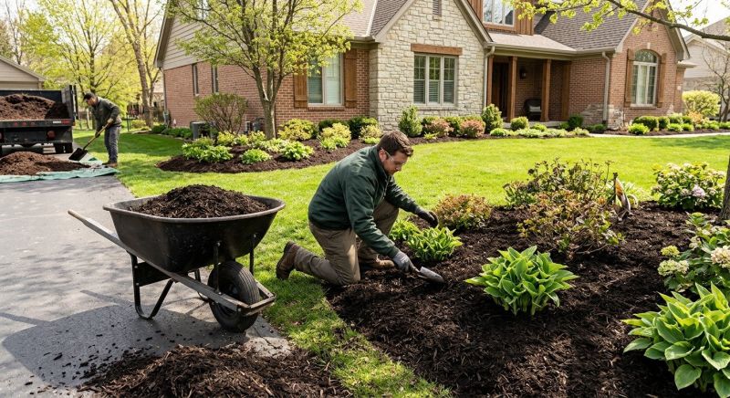 Black Mulch Installation in Honolulu, HI