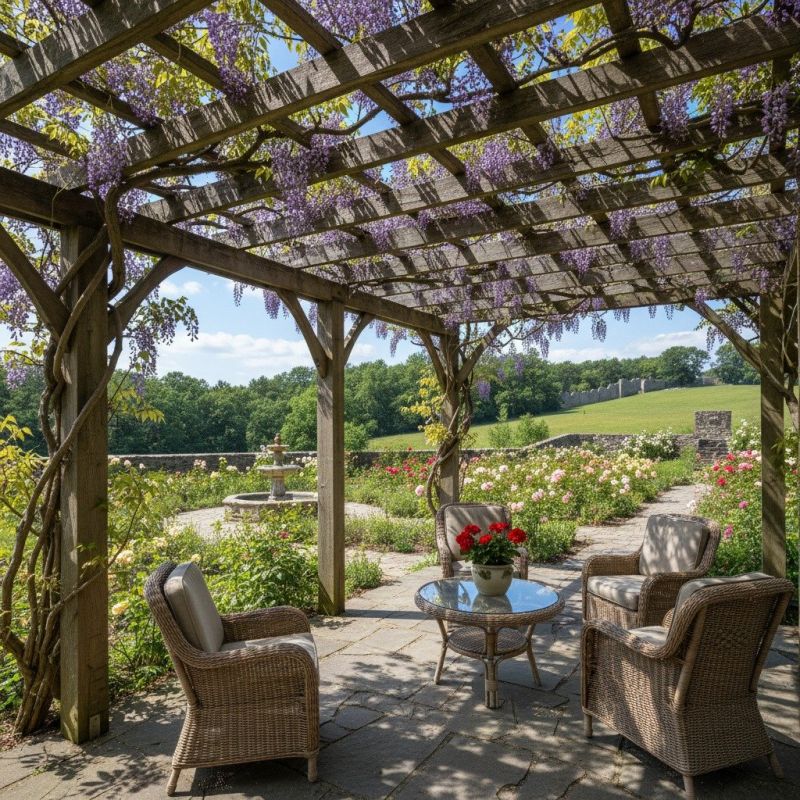 Wisteria Planting detail