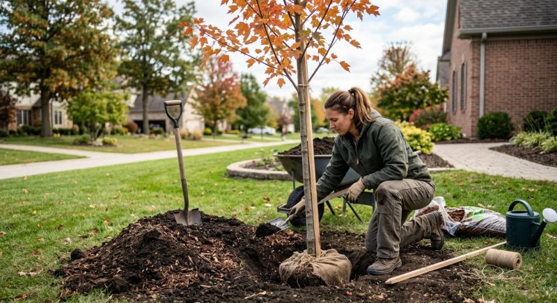 Maple Tree Planting in Honolulu, HI